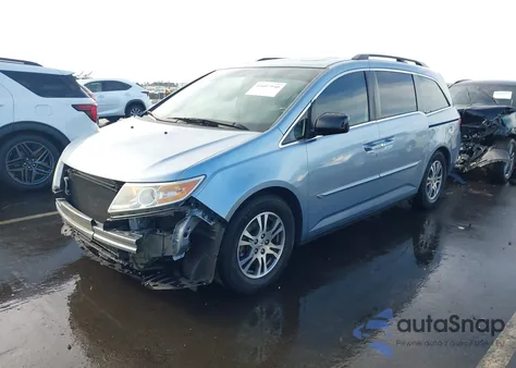 2012 Honda Odyssey Ex-L z USA, uszkodzony, nr VIN 5FNRL5H65CB003065